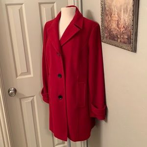 Wool Coat. Size L. Macy’s Croft & Barrow.